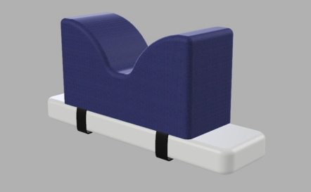 Render of Rachel's Arm Stabilizer Prototype